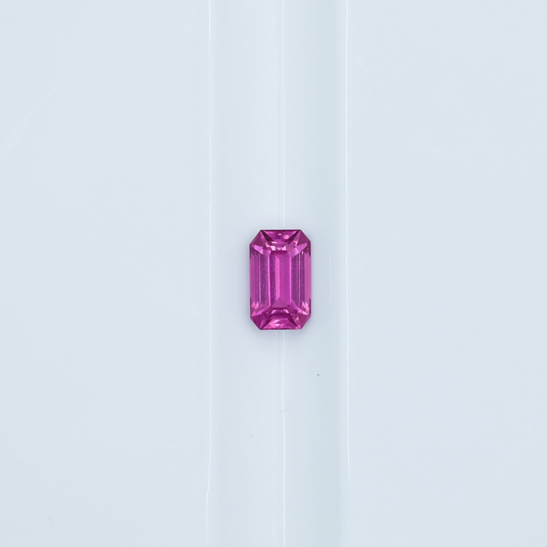 2.04Ct Natural Hot Pink Sapphire (Emerald Cut)