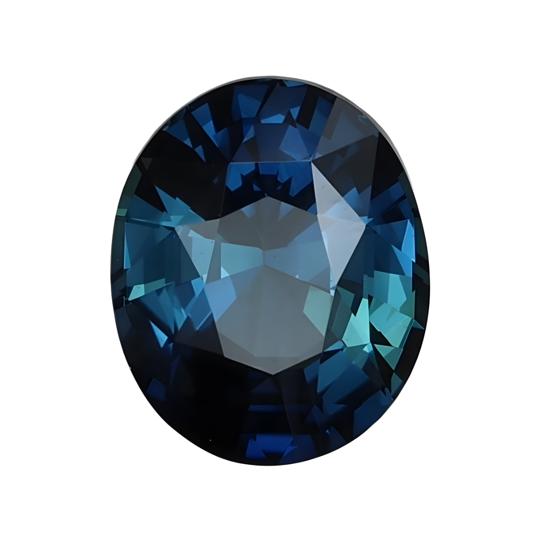 2.12 Ct Natural Unheated Oval Sapphire – Peacock Blue to Royal Blue Colour Shift