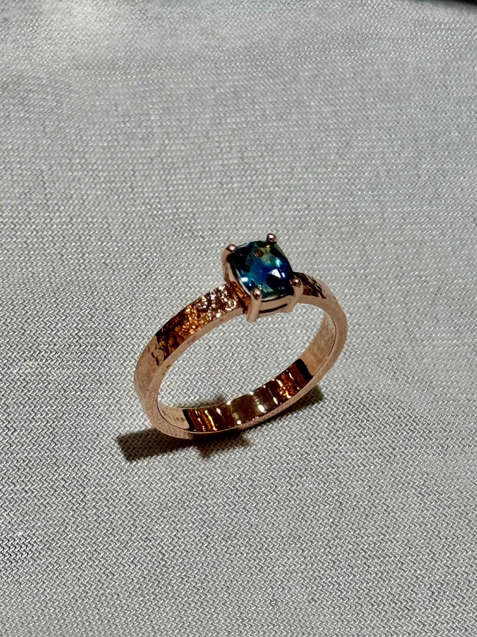 Australian sapphire ring