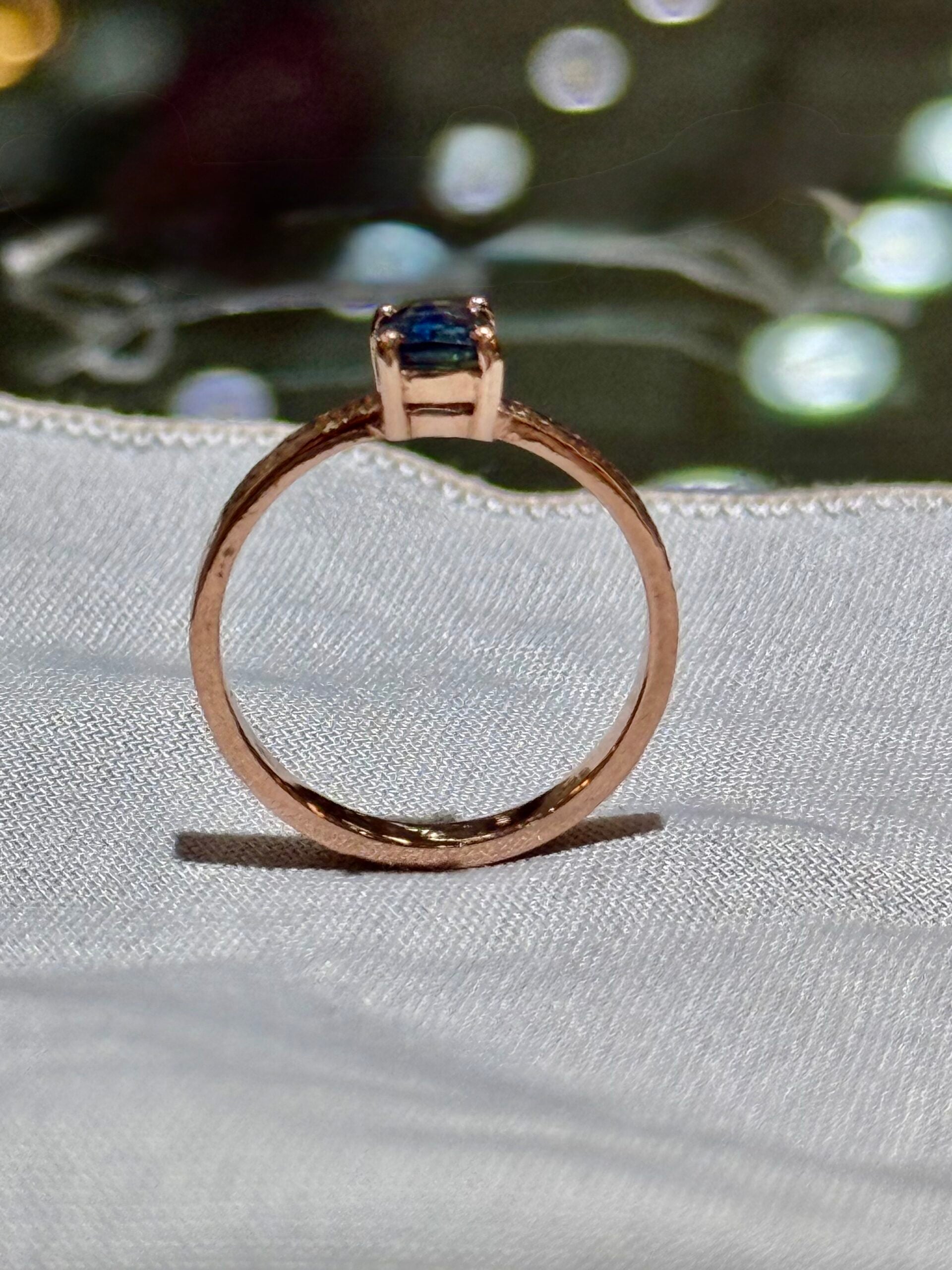 Australian sapphire ring