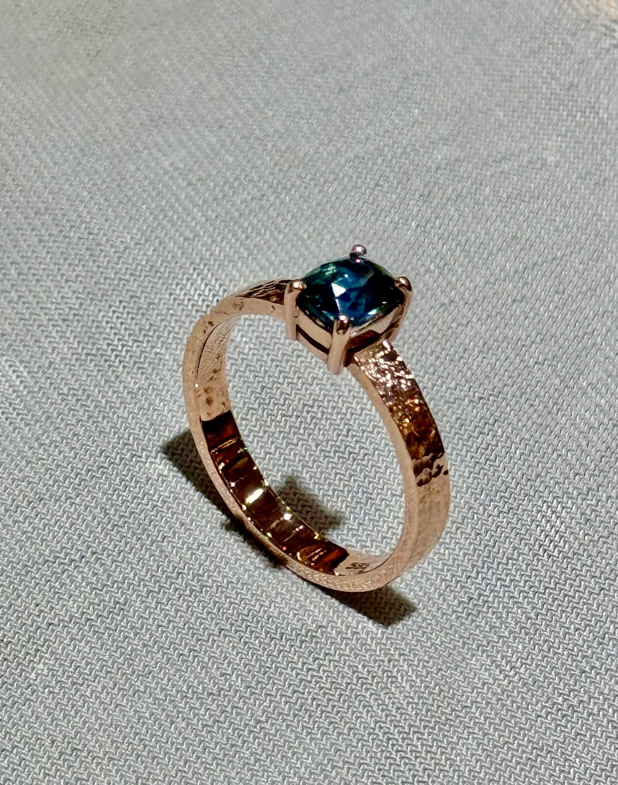 Australian sapphire ring