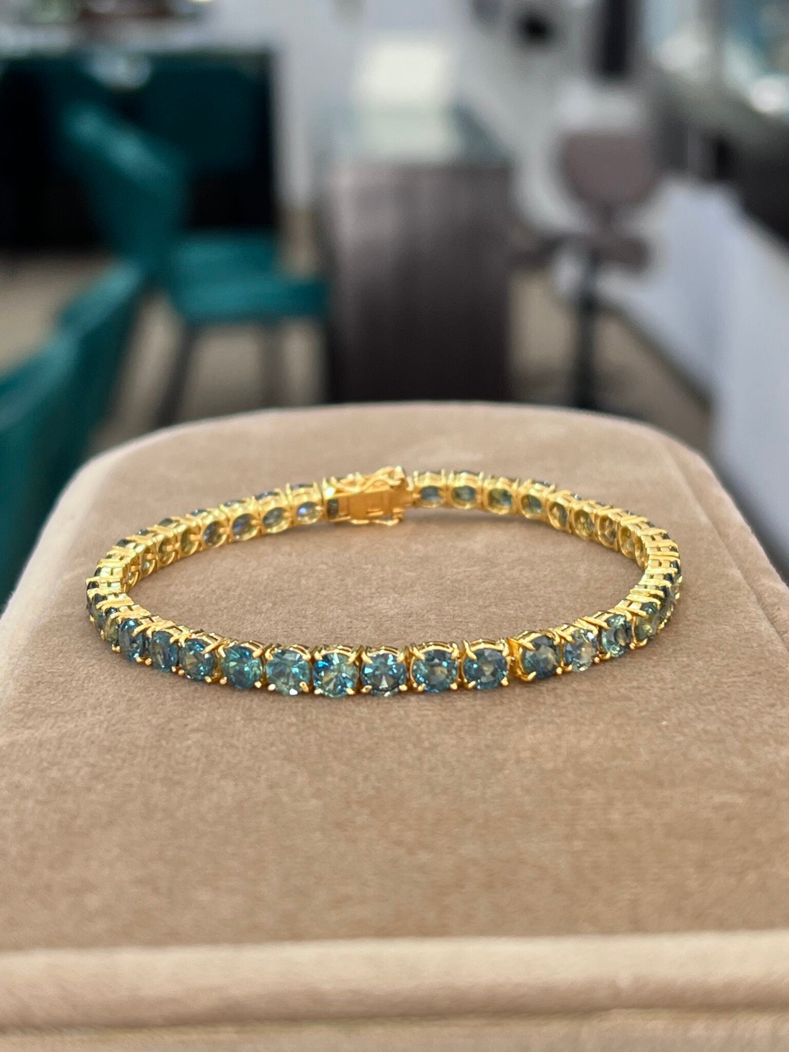 Sapphire Tennis Bracelet