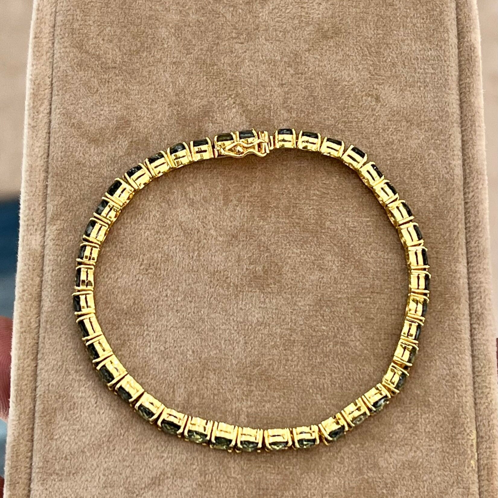 Sapphire Tennis Bracelet