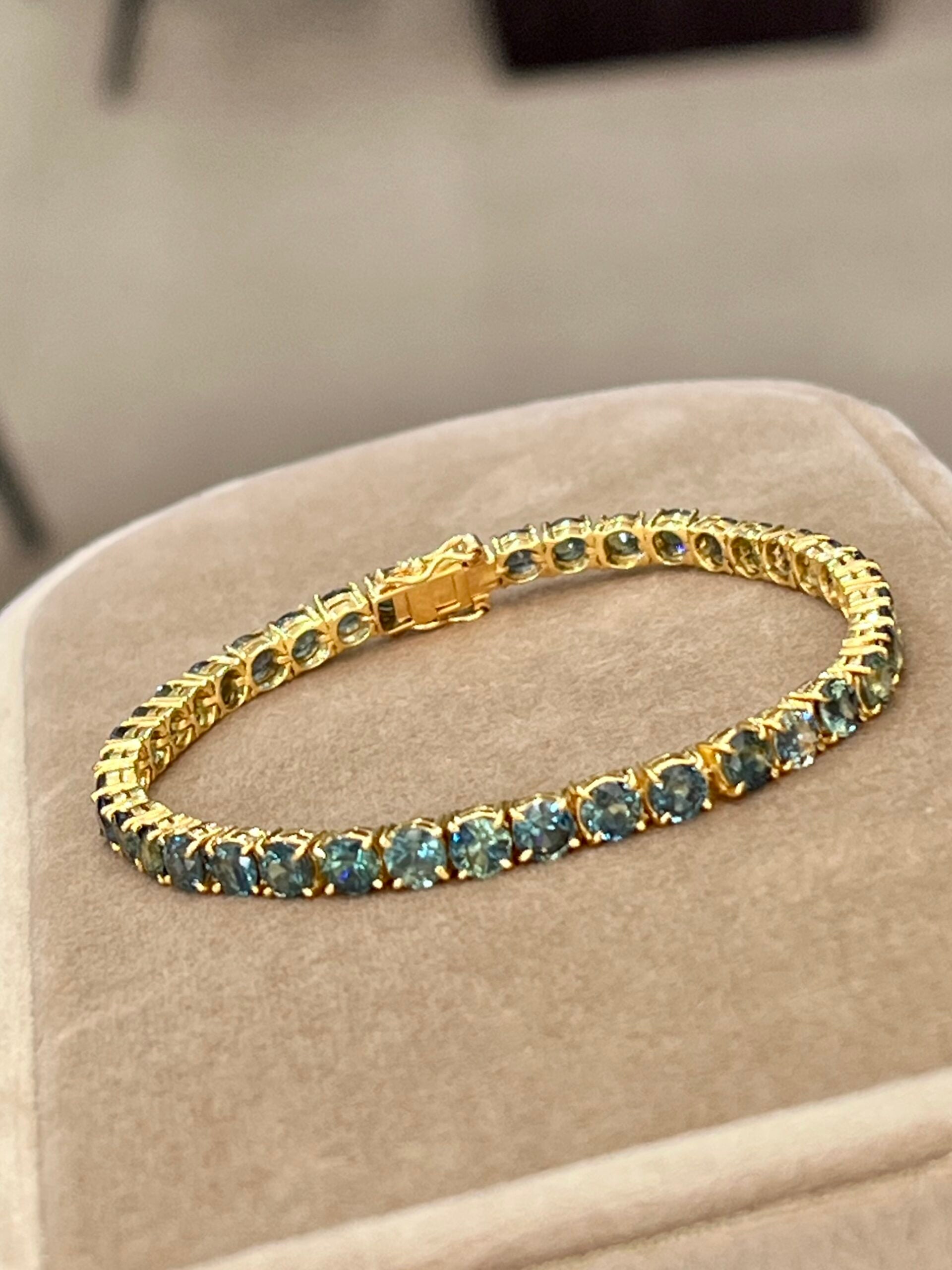 Sapphire Tennis Bracelet
