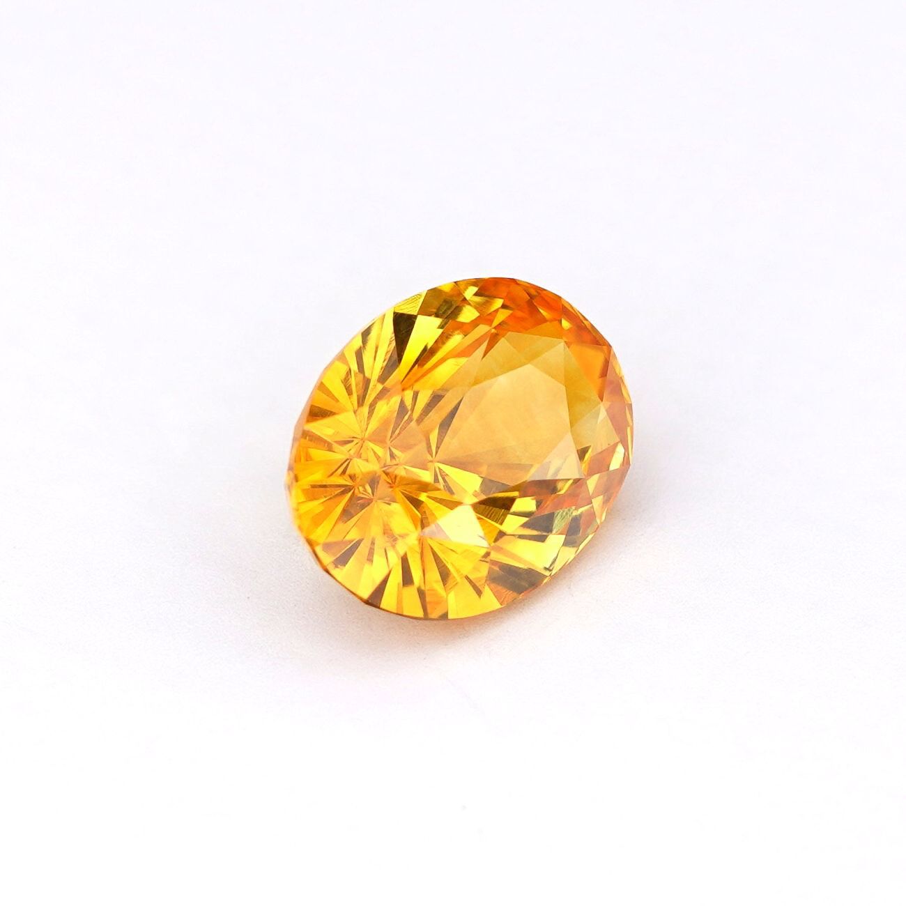 2.57Ct Orangish Yellow Sapphire